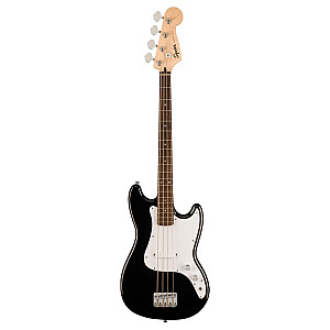 Squier Sonic Bronco Bass Guitar w/White Pickguard, Laurel FB, Black